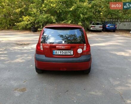 Красный Хендай Гетц, объемом двигателя 1.6 л и пробегом 320 тыс. км за 4700 $, фото 1 на Automoto.ua