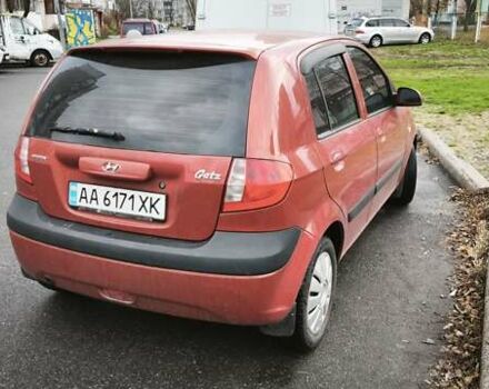 Красный Хендай Гетц, объемом двигателя 1.4 л и пробегом 193 тыс. км за 3999 $, фото 7 на Automoto.ua