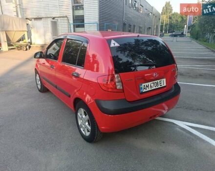 Красный Хендай Гетц, объемом двигателя 1.1 л и пробегом 150 тыс. км за 3800 $, фото 3 на Automoto.ua