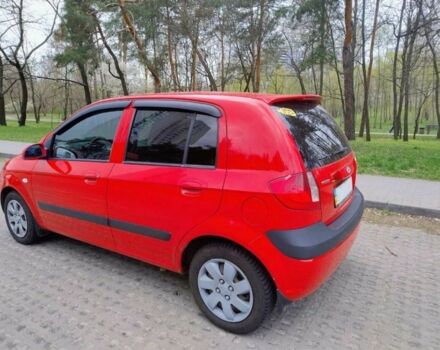 Красный Хендай Гетц, объемом двигателя 1.4 л и пробегом 142 тыс. км за 4050 $, фото 1 на Automoto.ua