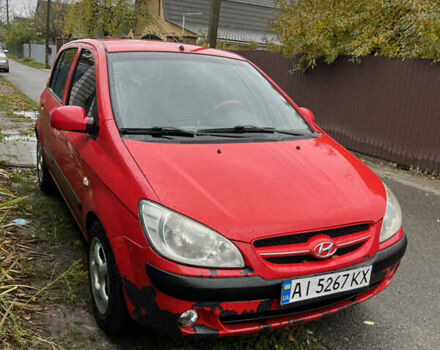 Красный Хендай Гетц, объемом двигателя 1.4 л и пробегом 191 тыс. км за 3000 $, фото 1 на Automoto.ua