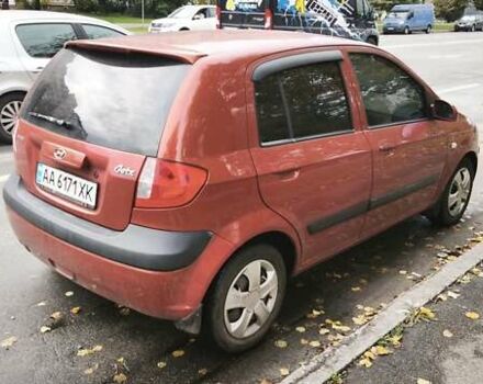 Красный Хендай Гетц, объемом двигателя 1.4 л и пробегом 193 тыс. км за 4250 $, фото 9 на Automoto.ua