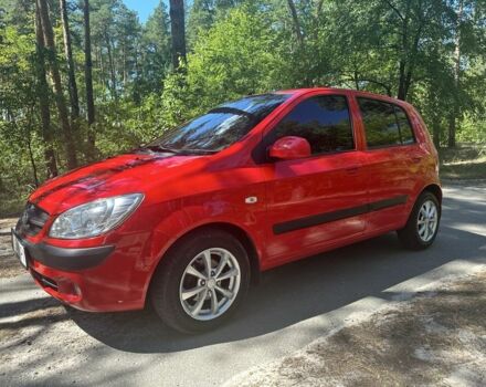 Красный Хендай Гетц, объемом двигателя 1.4 л и пробегом 143 тыс. км за 6500 $, фото 1 на Automoto.ua