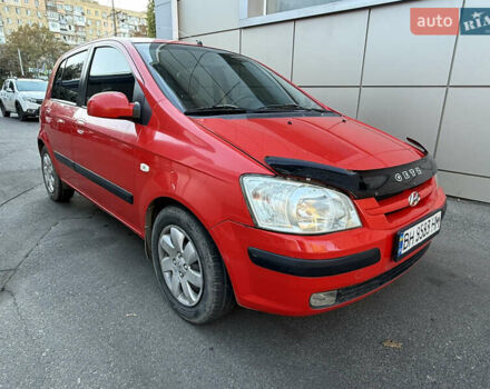 Красный Хендай Гетц, объемом двигателя 1.59 л и пробегом 126 тыс. км за 4500 $, фото 1 на Automoto.ua