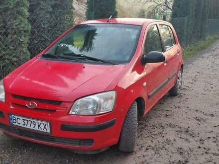 Красный Хендай Гетц, объемом двигателя 1.09 л и пробегом 241 тыс. км за 2900 $, фото 1 на Automoto.ua