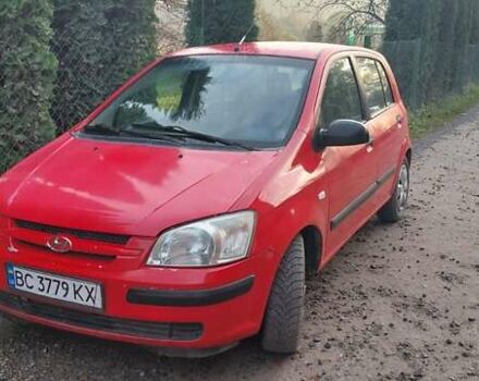 Красный Хендай Гетц, объемом двигателя 1.09 л и пробегом 241 тыс. км за 2900 $, фото 1 на Automoto.ua