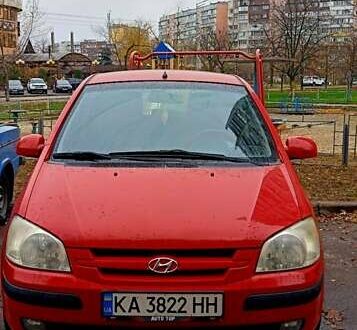 Красный Хендай Гетц, объемом двигателя 1.4 л и пробегом 193 тыс. км за 5500 $, фото 1 на Automoto.ua