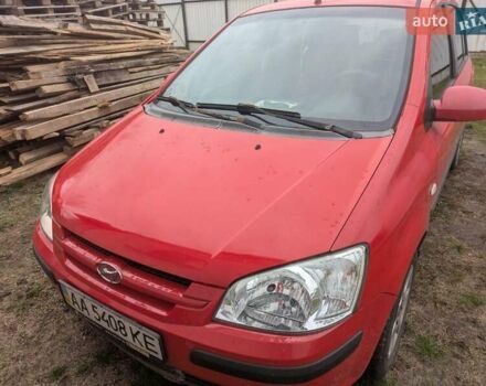Червоний Хендай Гетц, об'ємом двигуна 1.34 л та пробігом 200 тис. км за 4000 $, фото 1 на Automoto.ua