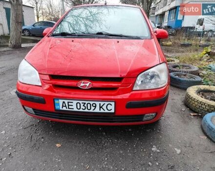 Красный Хендай Гетц, объемом двигателя 1.34 л и пробегом 190 тыс. км за 4500 $, фото 1 на Automoto.ua