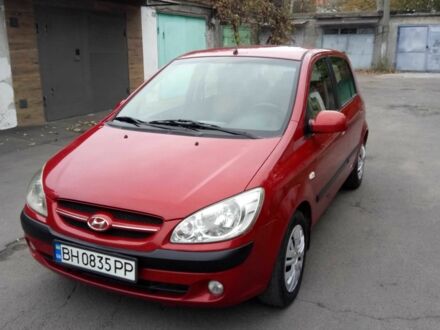Красный Хендай Гетц, объемом двигателя 1.4 л и пробегом 219 тыс. км за 4800 $, фото 1 на Automoto.ua