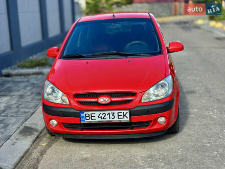 Красный Хендай Гетц, объемом двигателя 1.39 л и пробегом 144 тыс. км за 5899 $, фото 1 на Automoto.ua