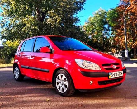 Красный Хендай Гетц, объемом двигателя 1.4 л и пробегом 156 тыс. км за 4500 $, фото 1 на Automoto.ua
