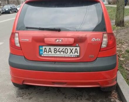 Червоний Хендай Гетц, об'ємом двигуна 1.49 л та пробігом 260 тис. км за 4000 $, фото 1 на Automoto.ua