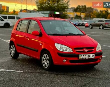 Красный Хендай Гетц, объемом двигателя 1.4 л и пробегом 105 тыс. км за 5999 $, фото 1 на Automoto.ua