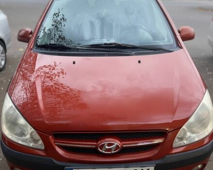 Красный Хендай Гетц, объемом двигателя 1.4 л и пробегом 197 тыс. км за 5709 $, фото 1 на Automoto.ua