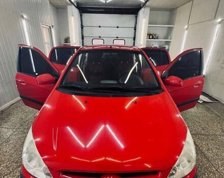 Червоний Хендай Гетц, об'ємом двигуна 1.4 л та пробігом 138 тис. км за 4100 $, фото 1 на Automoto.ua