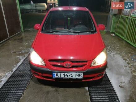 Красный Хендай Гетц, объемом двигателя 1.4 л и пробегом 219 тыс. км за 4900 $, фото 1 на Automoto.ua