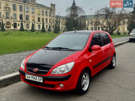 Красный Хендай Гетц, объемом двигателя 1.4 л и пробегом 144 тыс. км за 5200 $, фото 1 на Automoto.ua
