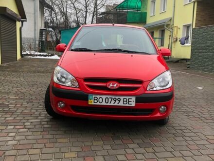 Красный Хендай Гетц, объемом двигателя 1.4 л и пробегом 94 тыс. км за 4950 $, фото 1 на Automoto.ua
