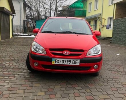 Красный Хендай Гетц, объемом двигателя 1.4 л и пробегом 94 тыс. км за 4950 $, фото 1 на Automoto.ua
