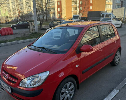 Красный Хендай Гетц, объемом двигателя 1.4 л и пробегом 156 тыс. км за 5450 $, фото 1 на Automoto.ua