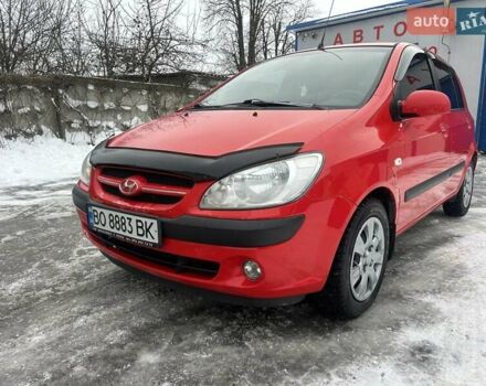 Красный Хендай Гетц, объемом двигателя 1.4 л и пробегом 197 тыс. км за 4950 $, фото 1 на Automoto.ua