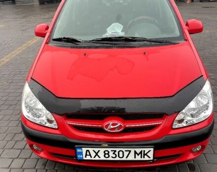 Красный Хендай Гетц, объемом двигателя 1.4 л и пробегом 240 тыс. км за 4350 $, фото 1 на Automoto.ua