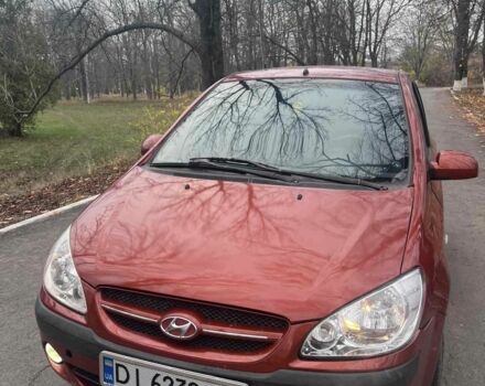 Красный Хендай Гетц, объемом двигателя 1.1 л и пробегом 220 тыс. км за 3200 $, фото 1 на Automoto.ua