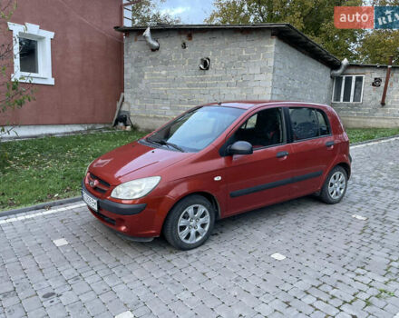 Красный Хендай Гетц, объемом двигателя 1.09 л и пробегом 237 тыс. км за 3000 $, фото 1 на Automoto.ua