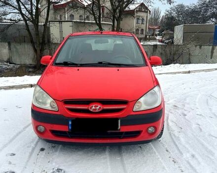 Красный Хендай Гетц, объемом двигателя 1.4 л и пробегом 165 тыс. км за 5950 $, фото 1 на Automoto.ua