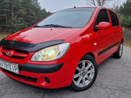 Красный Хендай Гетц, объемом двигателя 1.4 л и пробегом 244 тыс. км за 4450 $, фото 1 на Automoto.ua