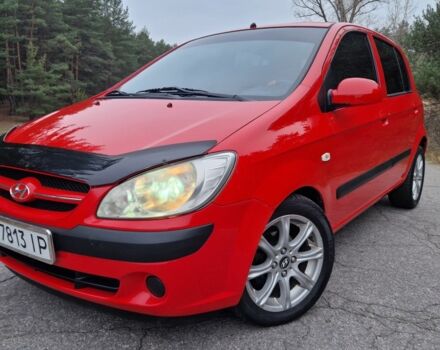 Красный Хендай Гетц, объемом двигателя 1.4 л и пробегом 244 тыс. км за 4450 $, фото 1 на Automoto.ua