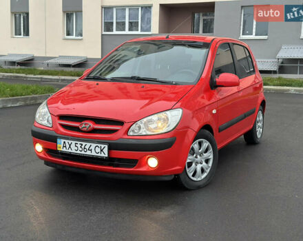 Красный Хендай Гетц, объемом двигателя 1.4 л и пробегом 162 тыс. км за 4999 $, фото 1 на Automoto.ua