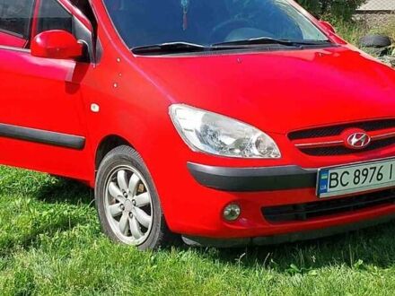 Красный Хендай Гетц, объемом двигателя 1.4 л и пробегом 118 тыс. км за 5500 $, фото 1 на Automoto.ua