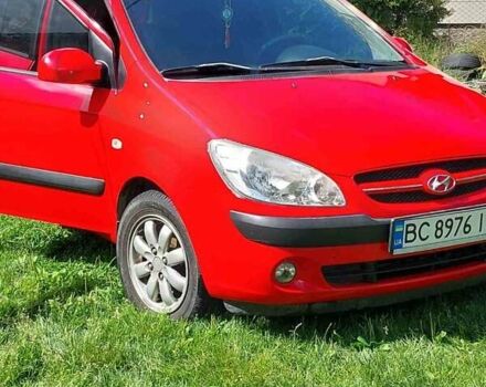 Червоний Хендай Гетц, об'ємом двигуна 1.4 л та пробігом 118 тис. км за 5500 $, фото 1 на Automoto.ua