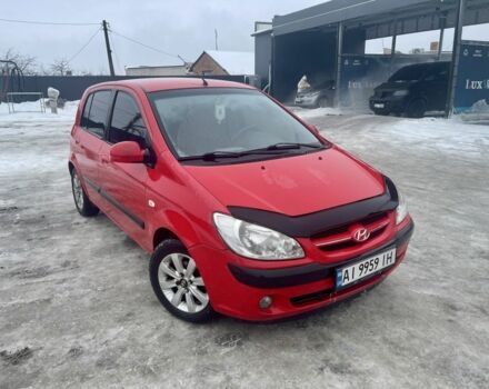 Червоний Хендай Гетц, об'ємом двигуна 1.4 л та пробігом 119 тис. км за 5500 $, фото 1 на Automoto.ua