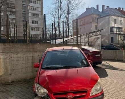 Красный Хендай Гетц, объемом двигателя 1.4 л и пробегом 167 тыс. км за 3500 $, фото 1 на Automoto.ua