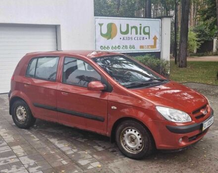 Красный Хендай Гетц, объемом двигателя 1.4 л и пробегом 133 тыс. км за 4852 $, фото 1 на Automoto.ua