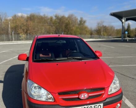 Красный Хендай Гетц, объемом двигателя 1.4 л и пробегом 150 тыс. км за 4599 $, фото 1 на Automoto.ua