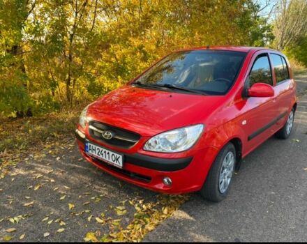 Красный Хендай Гетц, объемом двигателя 1.4 л и пробегом 109 тыс. км за 5100 $, фото 1 на Automoto.ua