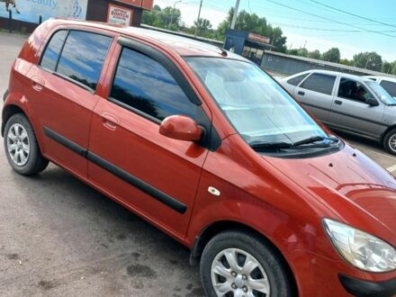 Красный Хендай Гетц, объемом двигателя 1.4 л и пробегом 170 тыс. км за 6138 $, фото 1 на Automoto.ua