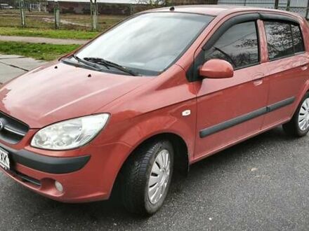 Красный Хендай Гетц, объемом двигателя 1.4 л и пробегом 193 тыс. км за 3999 $, фото 1 на Automoto.ua