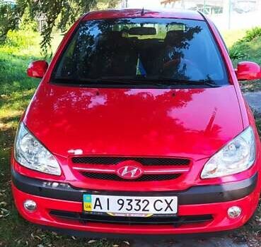 Красный Хендай Гетц, объемом двигателя 1.4 л и пробегом 220 тыс. км за 6800 $, фото 1 на Automoto.ua
