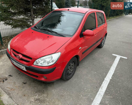Червоний Хендай Гетц, об'ємом двигуна 1.4 л та пробігом 180 тис. км за 4500 $, фото 1 на Automoto.ua