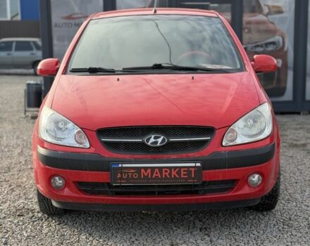 Красный Хендай Гетц, объемом двигателя 1.4 л и пробегом 199 тыс. км за 4500 $, фото 1 на Automoto.ua