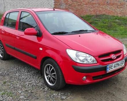 Червоний Хендай Гетц, об'ємом двигуна 1.4 л та пробігом 141 тис. км за 5500 $, фото 1 на Automoto.ua