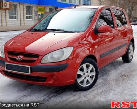 Красный Хендай Гетц, объемом двигателя 1.6 л и пробегом 117 тыс. км за 6300 $, фото 1 на Automoto.ua