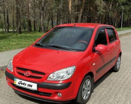 Красный Хендай Гетц, объемом двигателя 1.4 л и пробегом 140 тыс. км за 4300 $, фото 1 на Automoto.ua