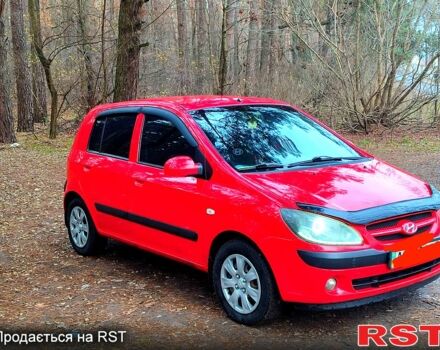 Красный Хендай Гетц, объемом двигателя 1.4 л и пробегом 326 тыс. км за 4200 $, фото 1 на Automoto.ua