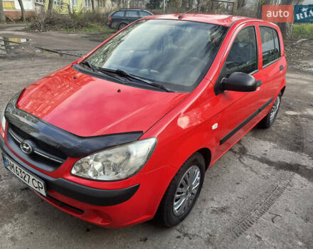 Красный Хендай Гетц, объемом двигателя 1.09 л и пробегом 174 тыс. км за 3900 $, фото 1 на Automoto.ua